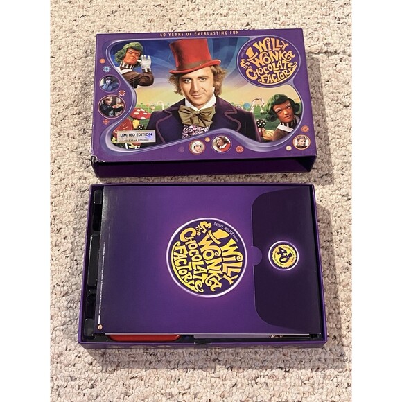 Willy Wonka & The Chocolate Factory 40th Anniversary LTD Ed Numbered DVD Movie - Picture 3 of 6